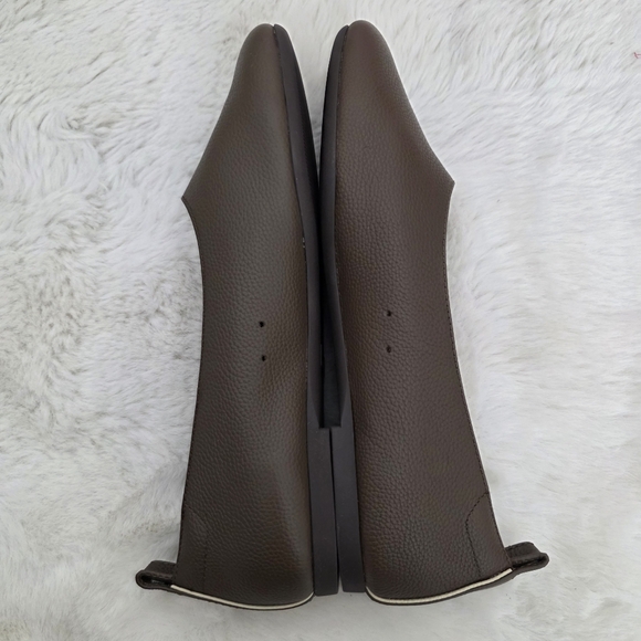 NEW Everlane The Day Glove Cocoa Brown Leather Ballet Flat 6.5 - Picture 10 of 13